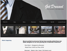 Tablet Screenshot of getdressedbuffalo.com